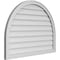 Ekena Millwork Round Top Surface Mount PVC Gable Vent w/ 2"W x 1-1/2"P Brickmould Frame, 40"W x 30"H GVPRT40X3002SN - alternate 2